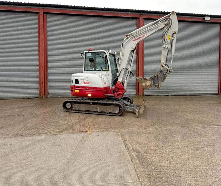 Takeuchi TB 260 for hire
